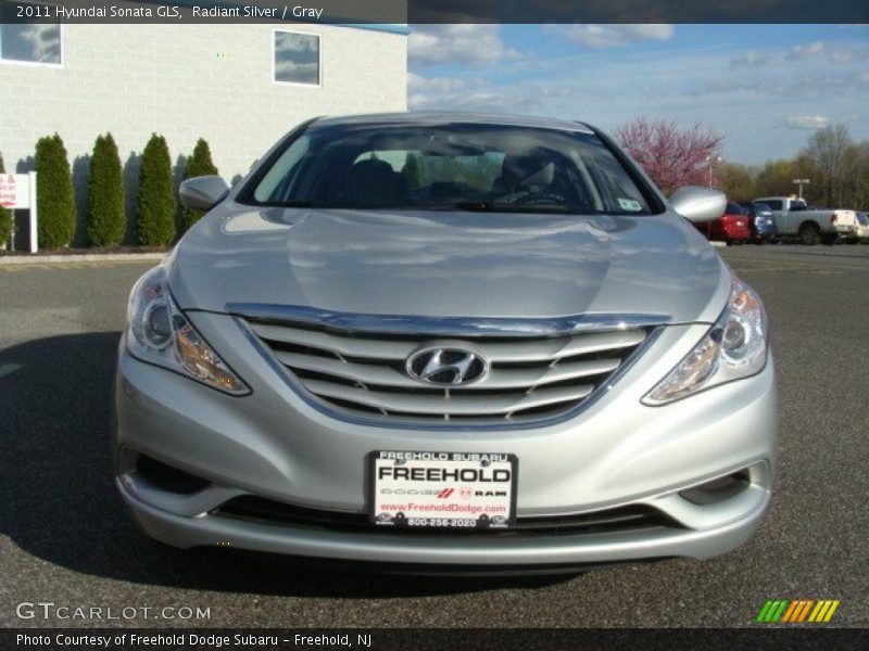 Radiant Silver / Gray 2011 Hyundai Sonata GLS