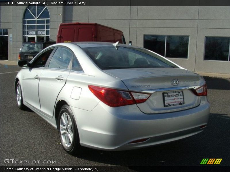 Radiant Silver / Gray 2011 Hyundai Sonata GLS