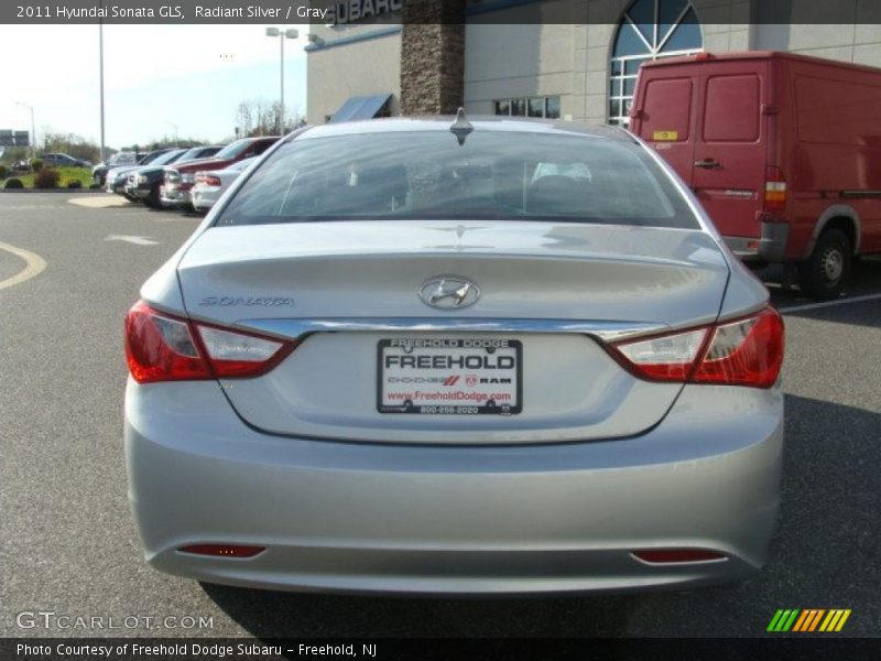 Radiant Silver / Gray 2011 Hyundai Sonata GLS