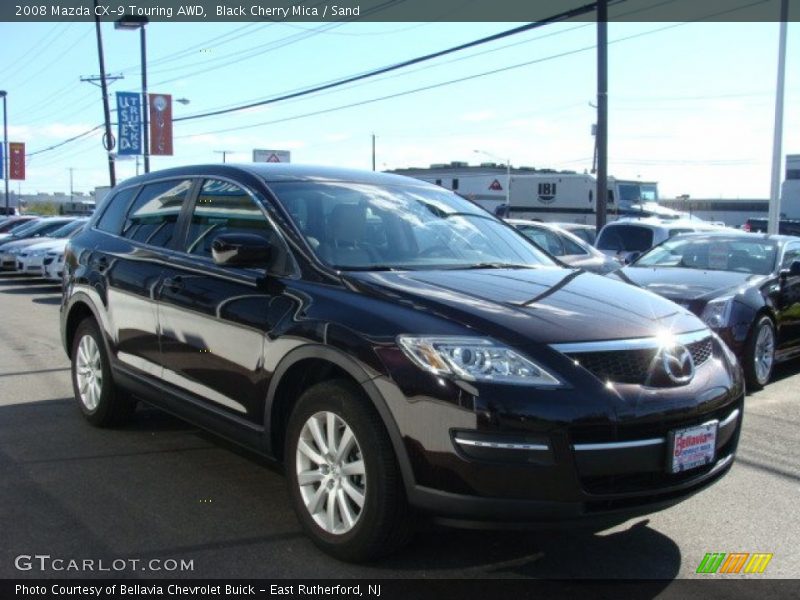 Black Cherry Mica / Sand 2008 Mazda CX-9 Touring AWD