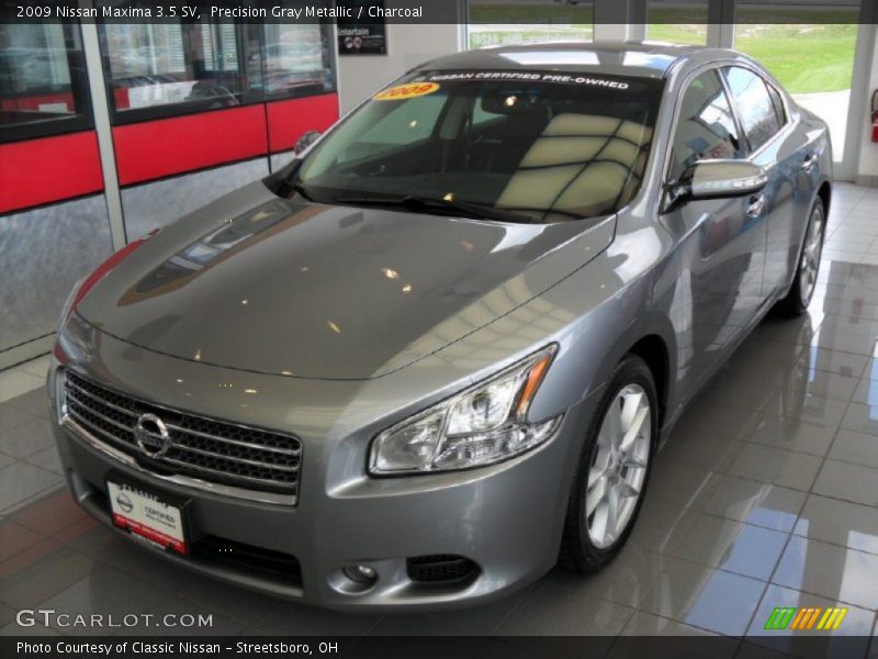 Precision Gray Metallic / Charcoal 2009 Nissan Maxima 3.5 SV