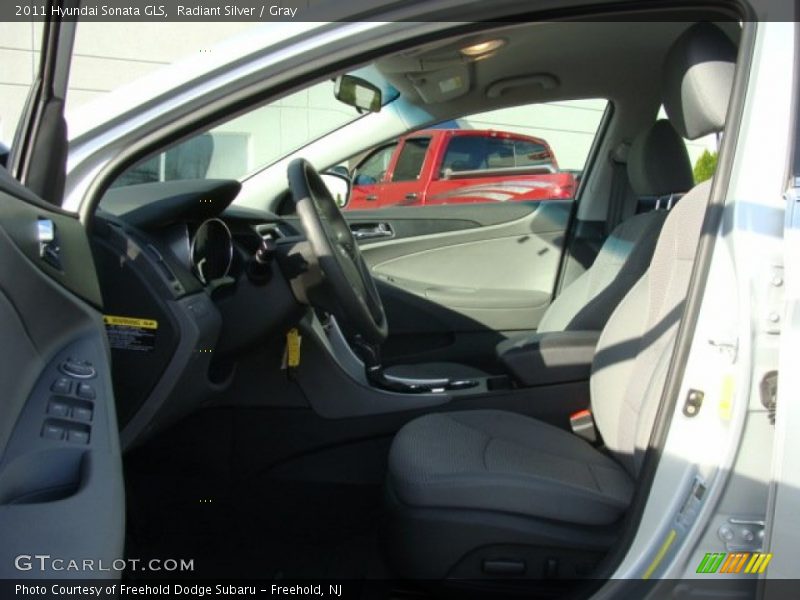 Radiant Silver / Gray 2011 Hyundai Sonata GLS