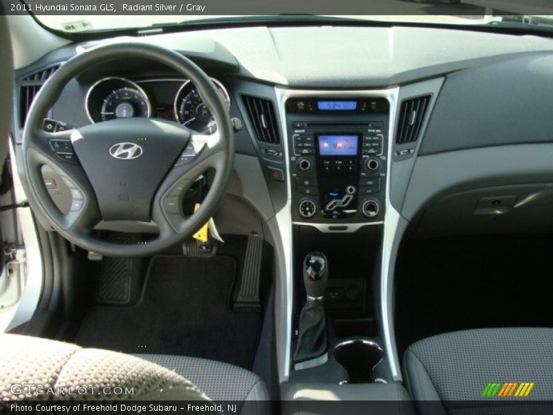 Radiant Silver / Gray 2011 Hyundai Sonata GLS