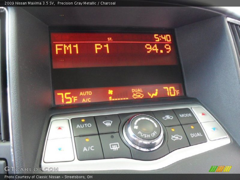 Precision Gray Metallic / Charcoal 2009 Nissan Maxima 3.5 SV
