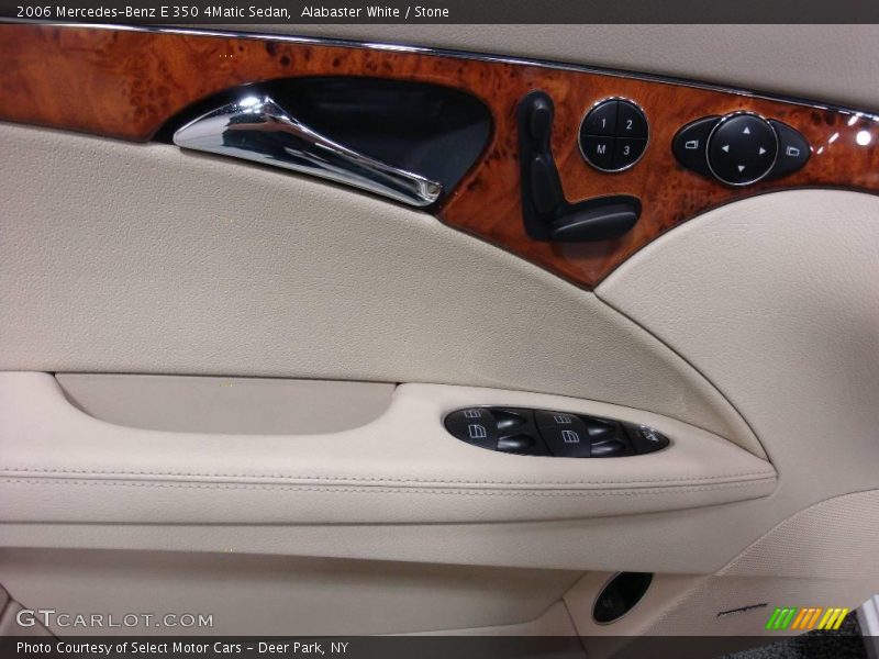 Alabaster White / Stone 2006 Mercedes-Benz E 350 4Matic Sedan
