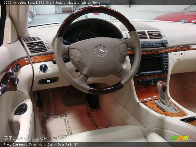 Alabaster White / Stone 2006 Mercedes-Benz E 350 4Matic Sedan