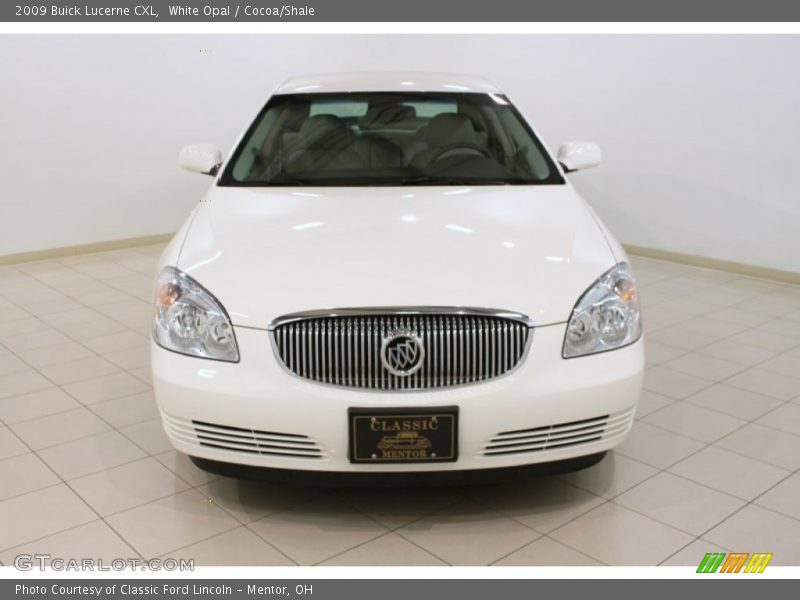 White Opal / Cocoa/Shale 2009 Buick Lucerne CXL