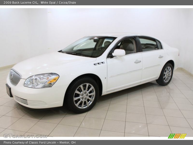 White Opal / Cocoa/Shale 2009 Buick Lucerne CXL