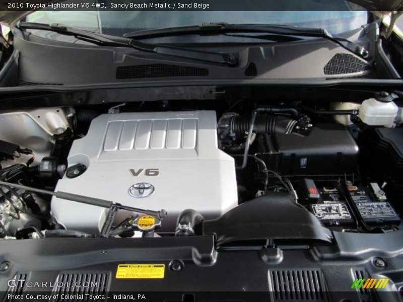 Sandy Beach Metallic / Sand Beige 2010 Toyota Highlander V6 4WD