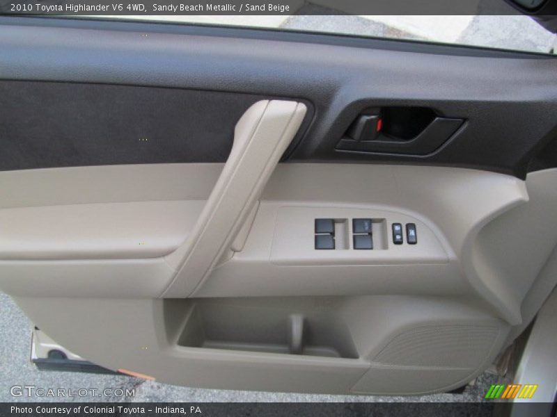 Sandy Beach Metallic / Sand Beige 2010 Toyota Highlander V6 4WD