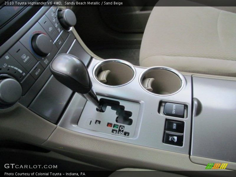 Sandy Beach Metallic / Sand Beige 2010 Toyota Highlander V6 4WD