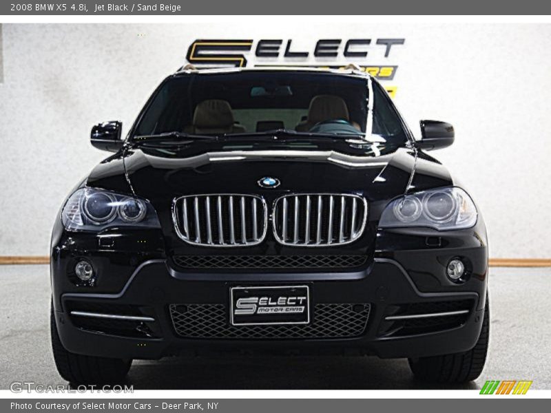 Jet Black / Sand Beige 2008 BMW X5 4.8i