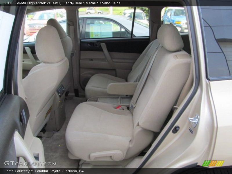 Sandy Beach Metallic / Sand Beige 2010 Toyota Highlander V6 4WD