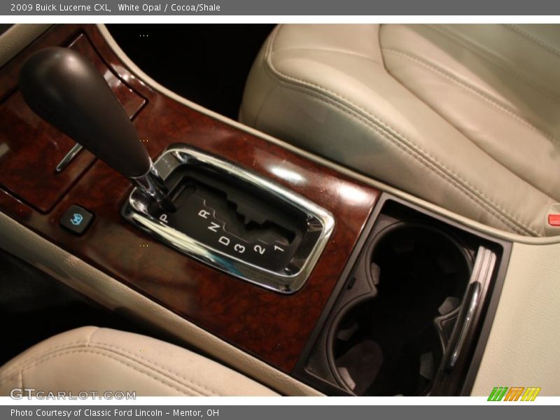 White Opal / Cocoa/Shale 2009 Buick Lucerne CXL