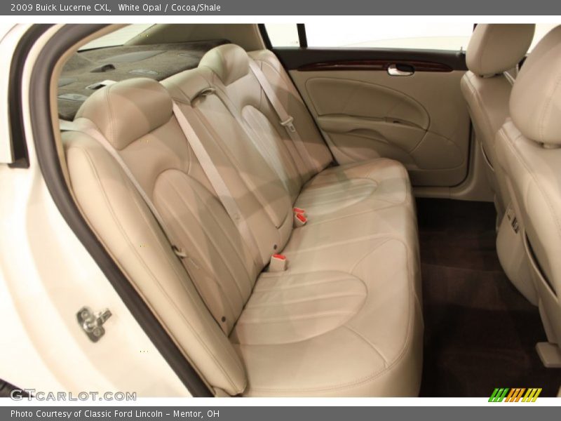 White Opal / Cocoa/Shale 2009 Buick Lucerne CXL