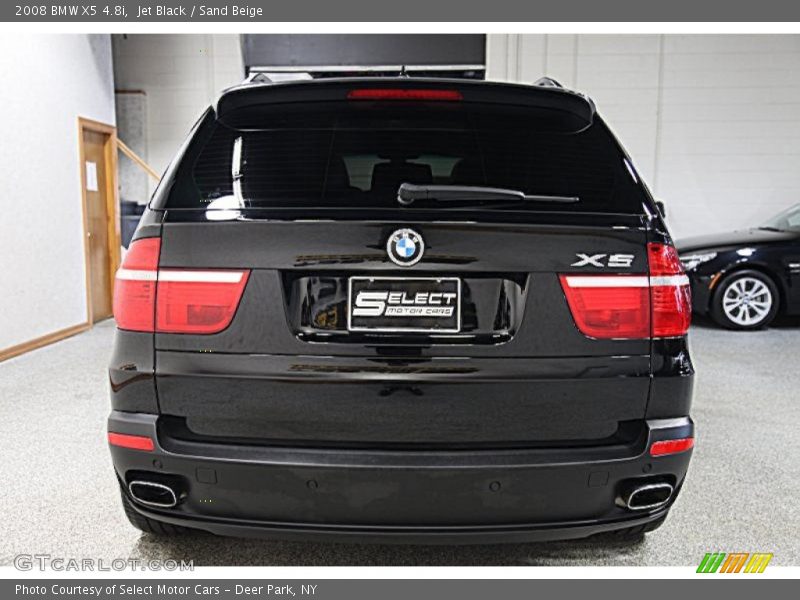Jet Black / Sand Beige 2008 BMW X5 4.8i