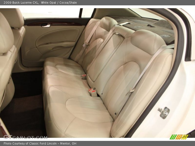 White Opal / Cocoa/Shale 2009 Buick Lucerne CXL