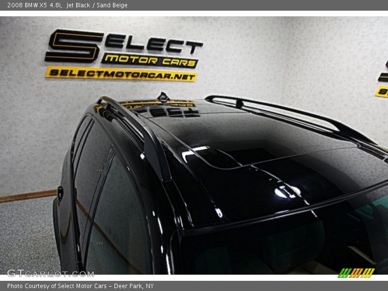 Jet Black / Sand Beige 2008 BMW X5 4.8i