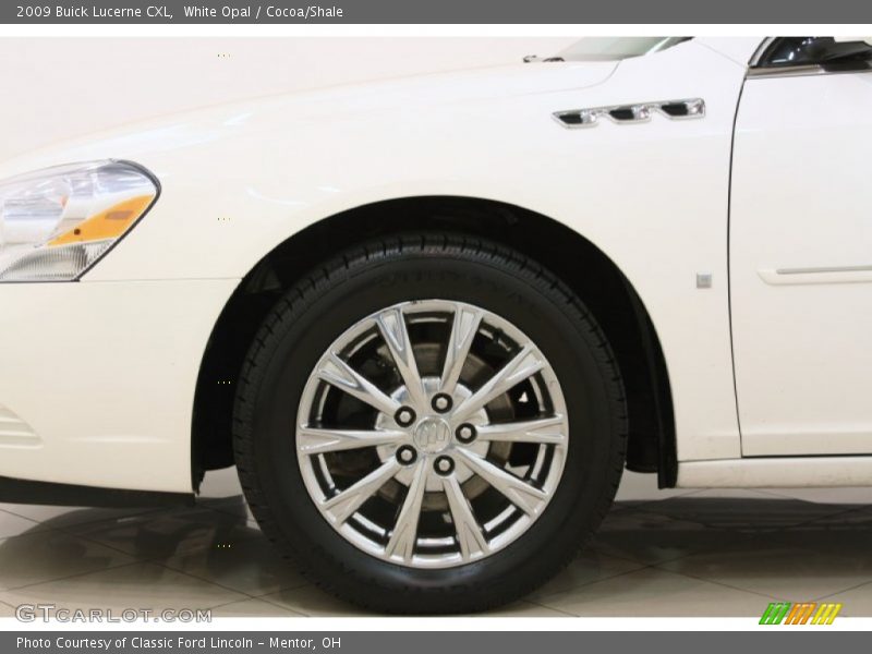 White Opal / Cocoa/Shale 2009 Buick Lucerne CXL