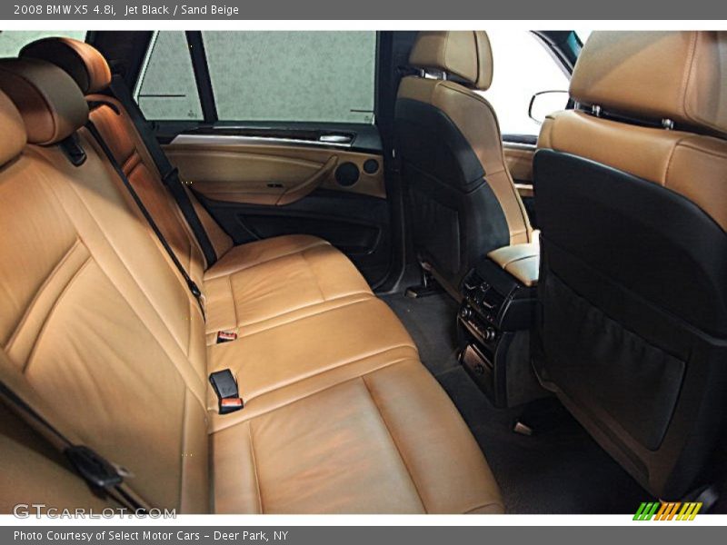 Jet Black / Sand Beige 2008 BMW X5 4.8i