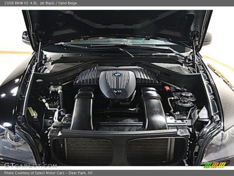 Jet Black / Sand Beige 2008 BMW X5 4.8i