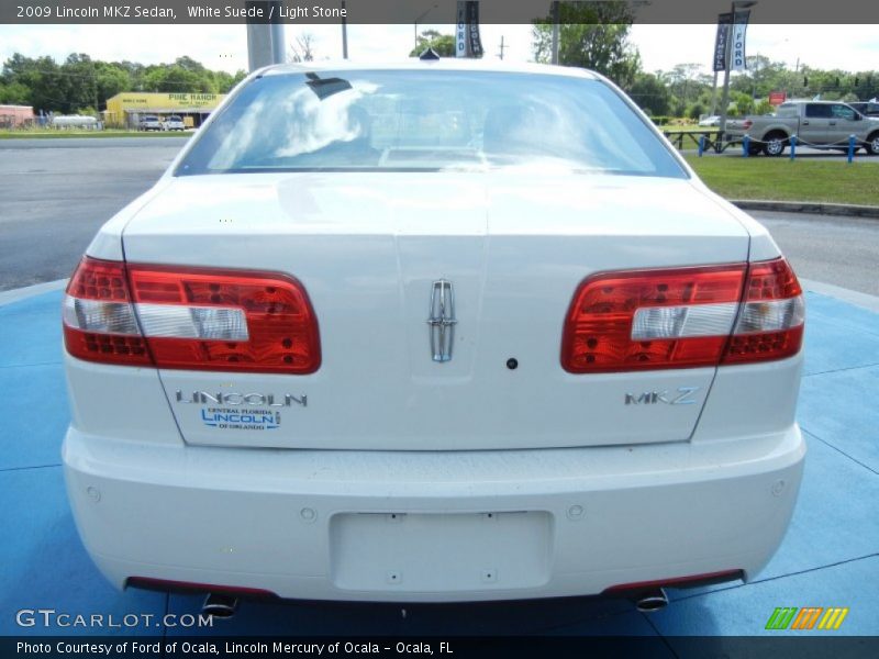 White Suede / Light Stone 2009 Lincoln MKZ Sedan
