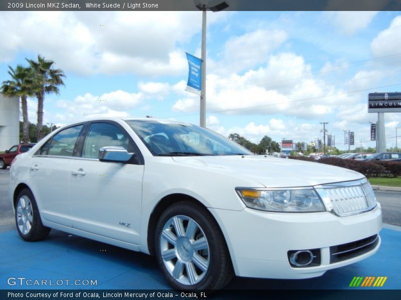 White Suede / Light Stone 2009 Lincoln MKZ Sedan