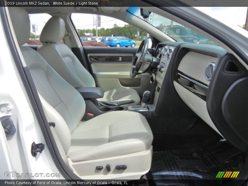 White Suede / Light Stone 2009 Lincoln MKZ Sedan