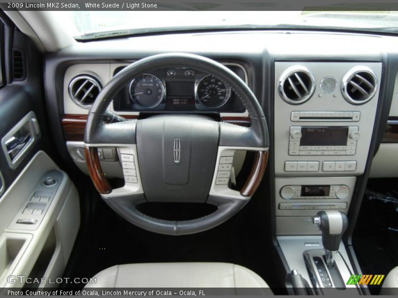 White Suede / Light Stone 2009 Lincoln MKZ Sedan