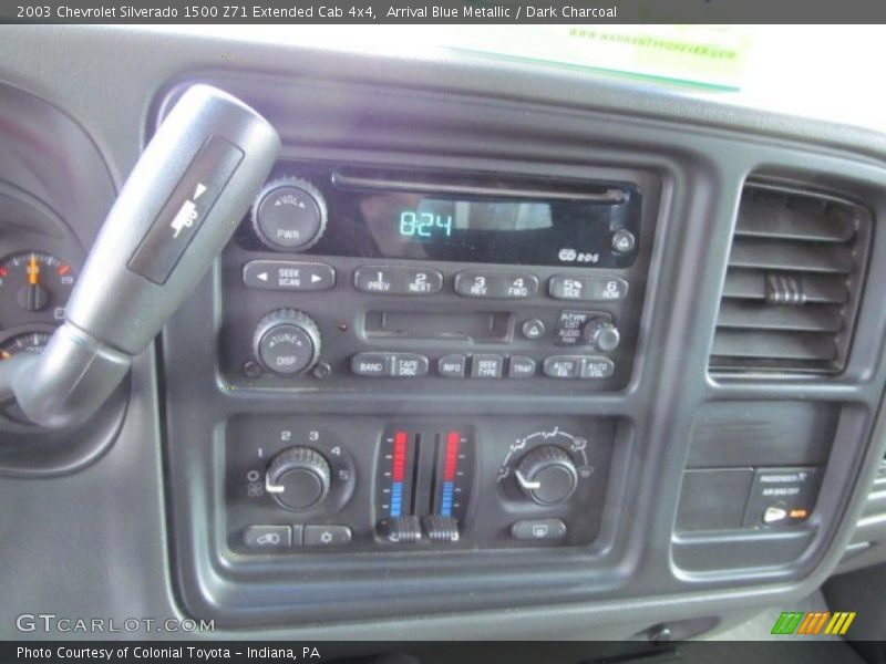 Arrival Blue Metallic / Dark Charcoal 2003 Chevrolet Silverado 1500 Z71 Extended Cab 4x4