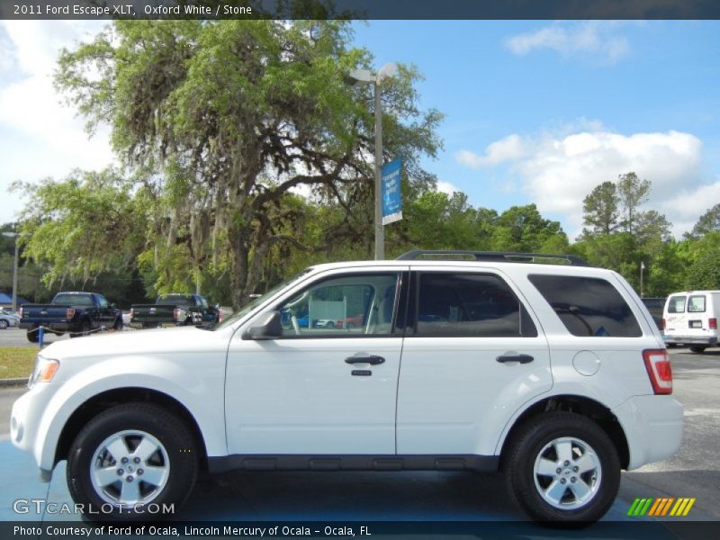 Oxford White / Stone 2011 Ford Escape XLT