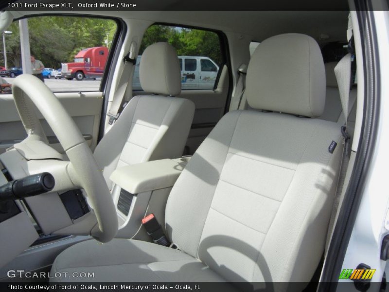 Front Seat of 2011 Escape XLT