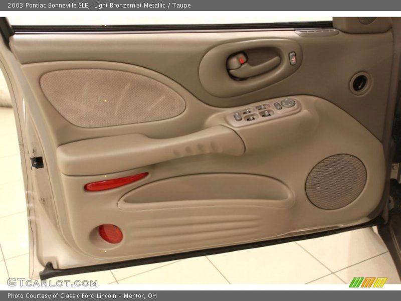 Light Bronzemist Metallic / Taupe 2003 Pontiac Bonneville SLE