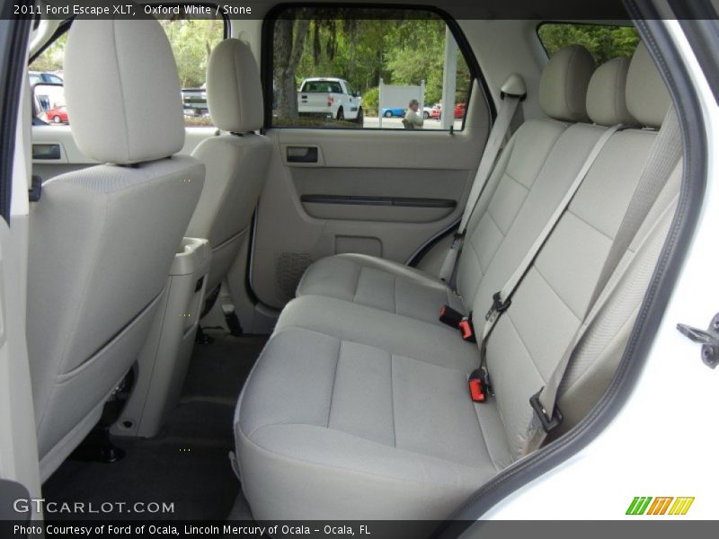 Rear Seat of 2011 Escape XLT