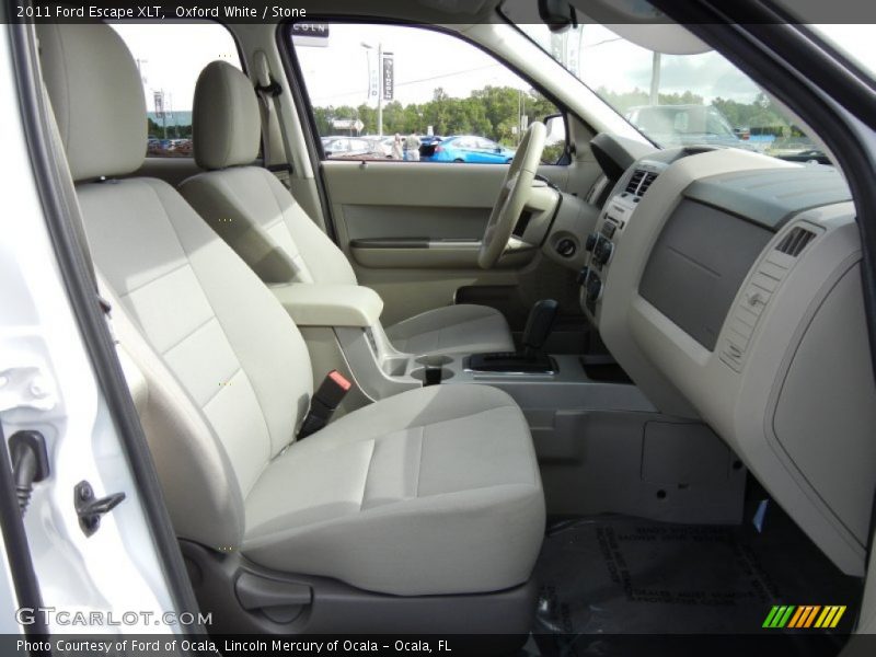 Oxford White / Stone 2011 Ford Escape XLT