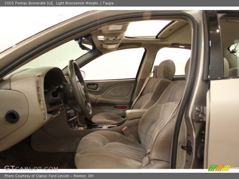 Light Bronzemist Metallic / Taupe 2003 Pontiac Bonneville SLE