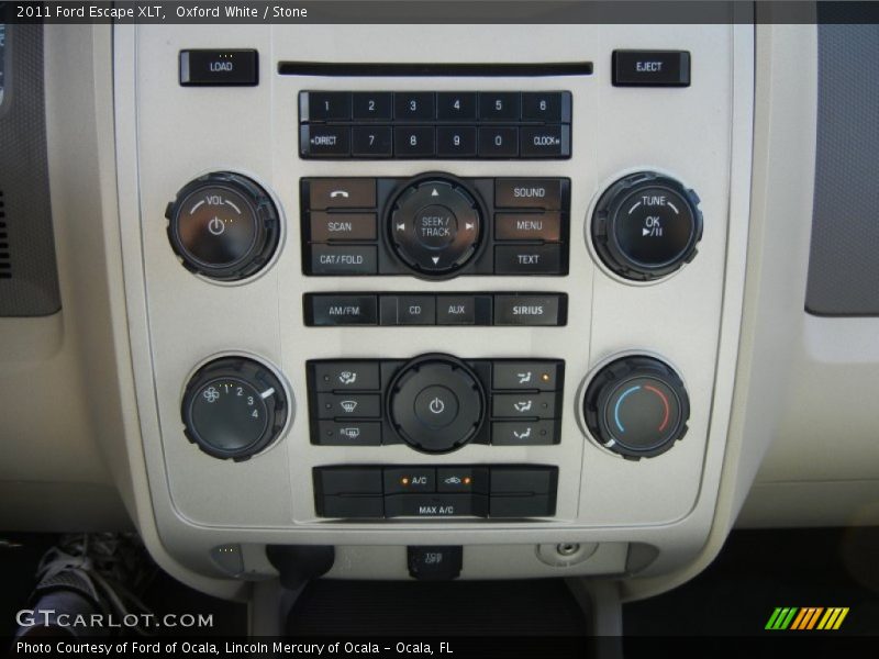 Controls of 2011 Escape XLT