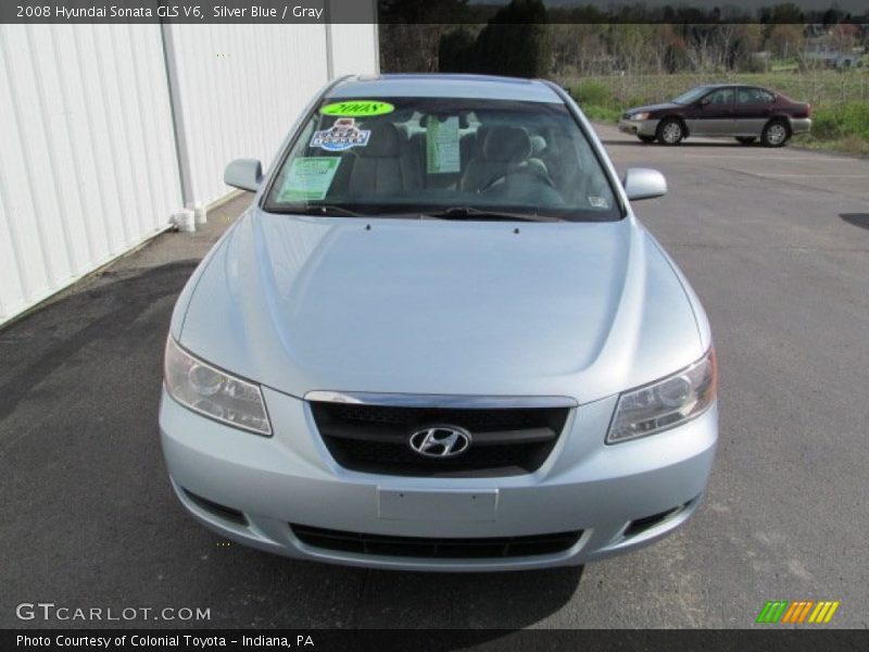 Silver Blue / Gray 2008 Hyundai Sonata GLS V6