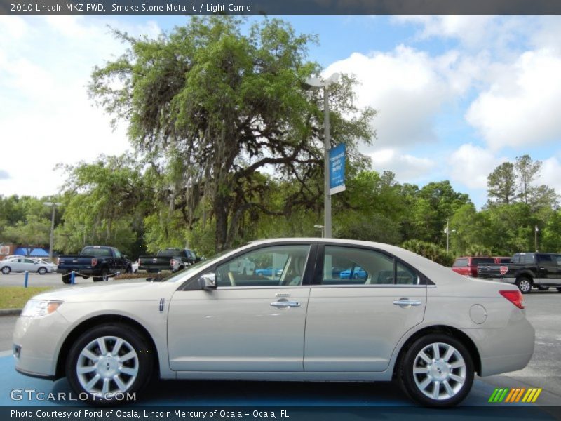 Smoke Stone Metallic / Light Camel 2010 Lincoln MKZ FWD