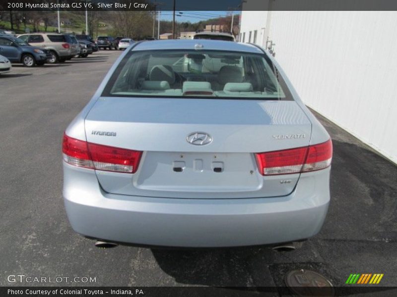 Silver Blue / Gray 2008 Hyundai Sonata GLS V6