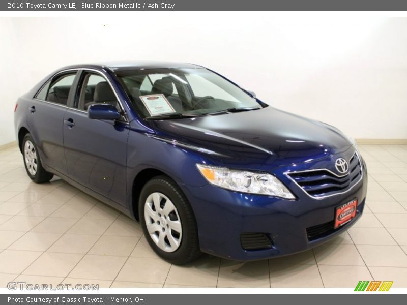 Blue Ribbon Metallic / Ash Gray 2010 Toyota Camry LE