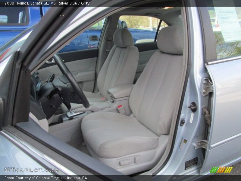 Silver Blue / Gray 2008 Hyundai Sonata GLS V6