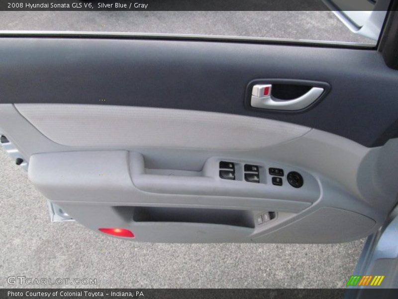 Silver Blue / Gray 2008 Hyundai Sonata GLS V6