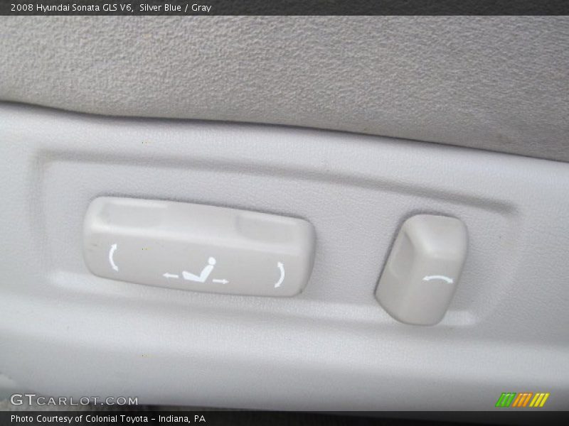 Silver Blue / Gray 2008 Hyundai Sonata GLS V6