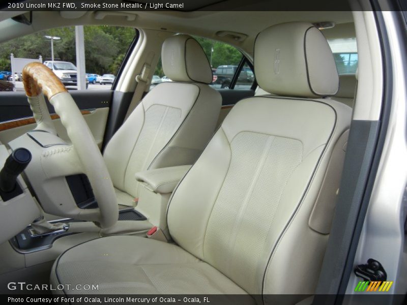 Smoke Stone Metallic / Light Camel 2010 Lincoln MKZ FWD