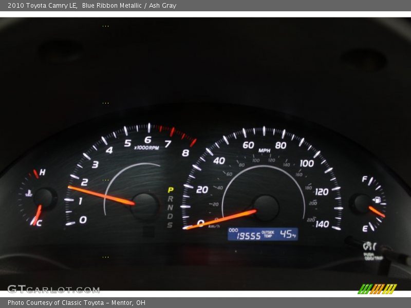 Blue Ribbon Metallic / Ash Gray 2010 Toyota Camry LE