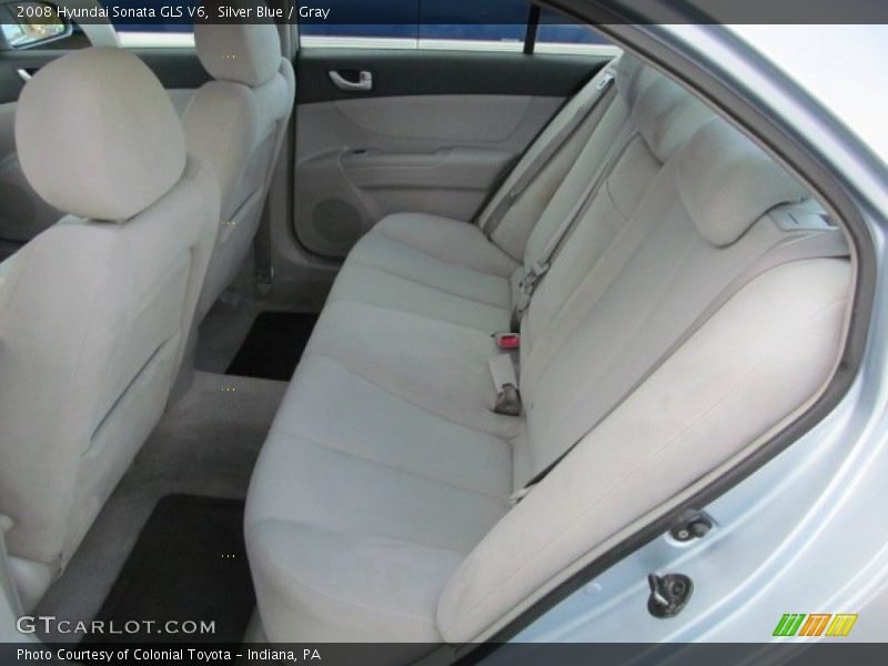 Silver Blue / Gray 2008 Hyundai Sonata GLS V6