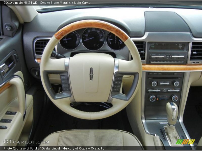 Smoke Stone Metallic / Light Camel 2010 Lincoln MKZ FWD