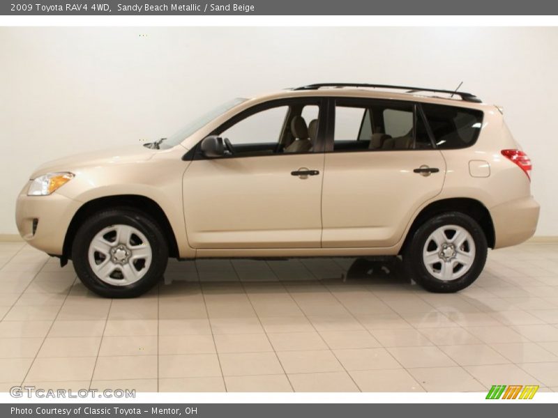 Sandy Beach Metallic / Sand Beige 2009 Toyota RAV4 4WD