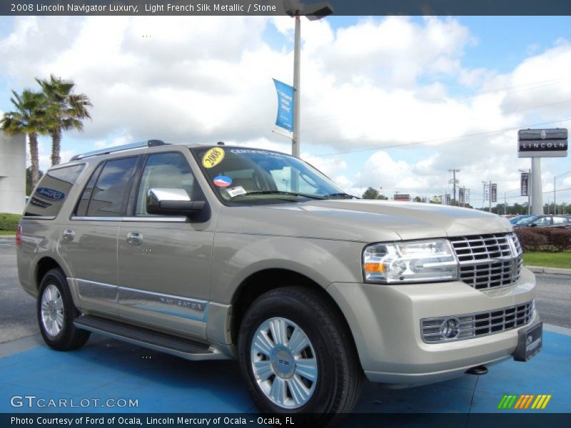 Light French Silk Metallic / Stone 2008 Lincoln Navigator Luxury